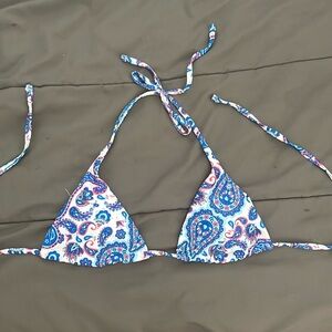 Shein paisley print bikini top